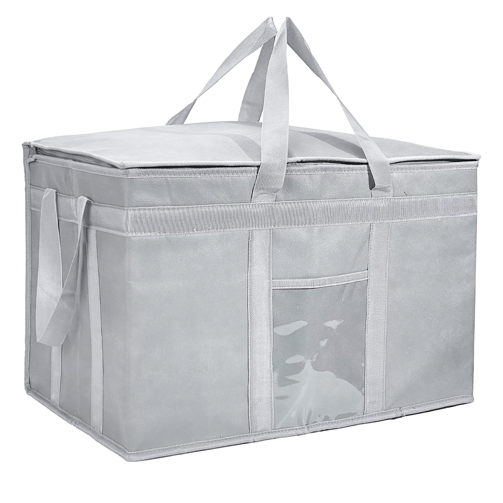 Yalin XXXL Large Insulated Cooler Bag, Styrofoam Cooler of Keep Food Hot or Cold, Reusable Double Zipper Food Delivery Bag for Grocery Shopping, 23" W x 15" H x 14" D