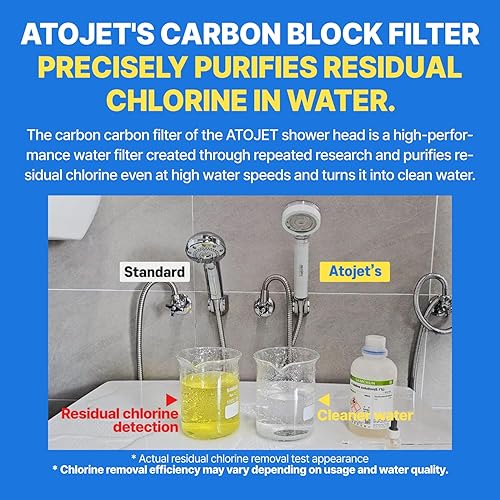 Miniatura 4 de Filtro de ducha para el cuidado de la piel K-Beauty filtros de carbono puro para una piel más suave y un cabello más suave  Filtro compuesto de