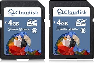 Pack of 2 SD Card 4GB SDHC Class 6 Flash Memory Card 4 GB Digital Camera Cards (4 GB)