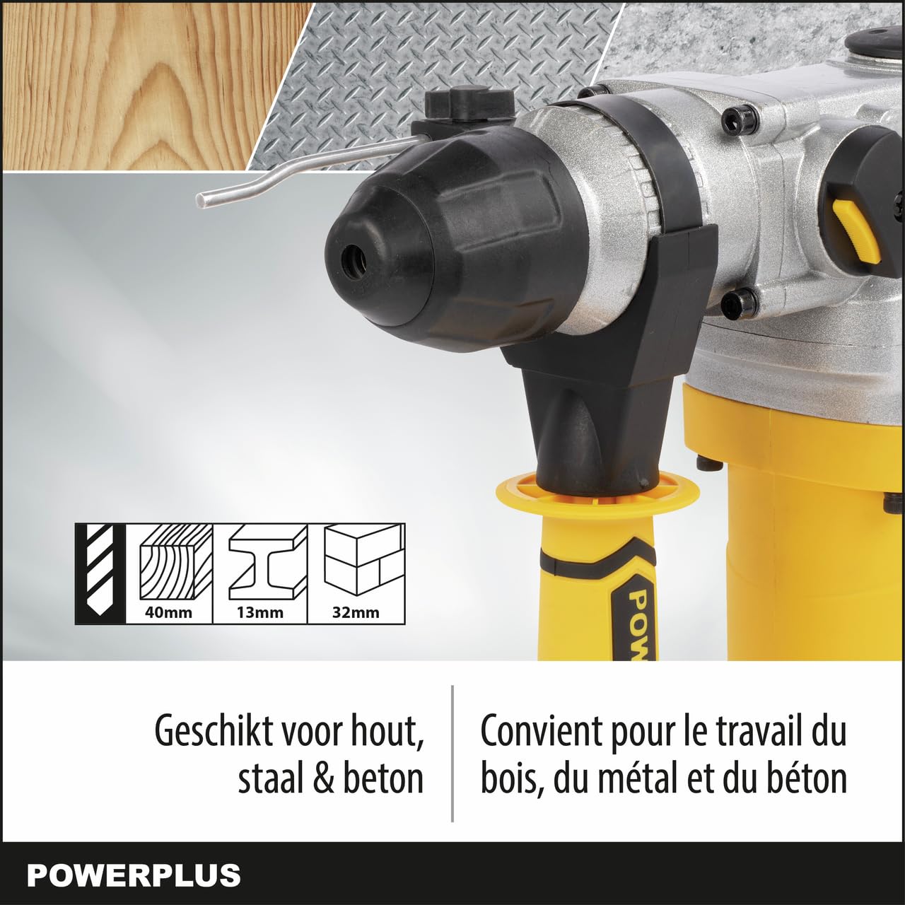 PowerPlus POWX1175 - Martillo Percutor 1600W