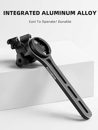 Miniatura 6 de ROCKBROS Soporte frontal para bicicletas de carretera de aleación de aluminio integrado para ciclismo, soporte para computadora compatible con