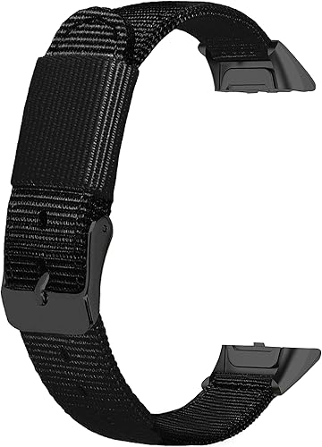 Compatible con correas de reloj Samsung Galaxy Fit SM-R370, correa de repuesto de nailon tejido suave para Samsung Galaxy Fit SM-R370 Fitness