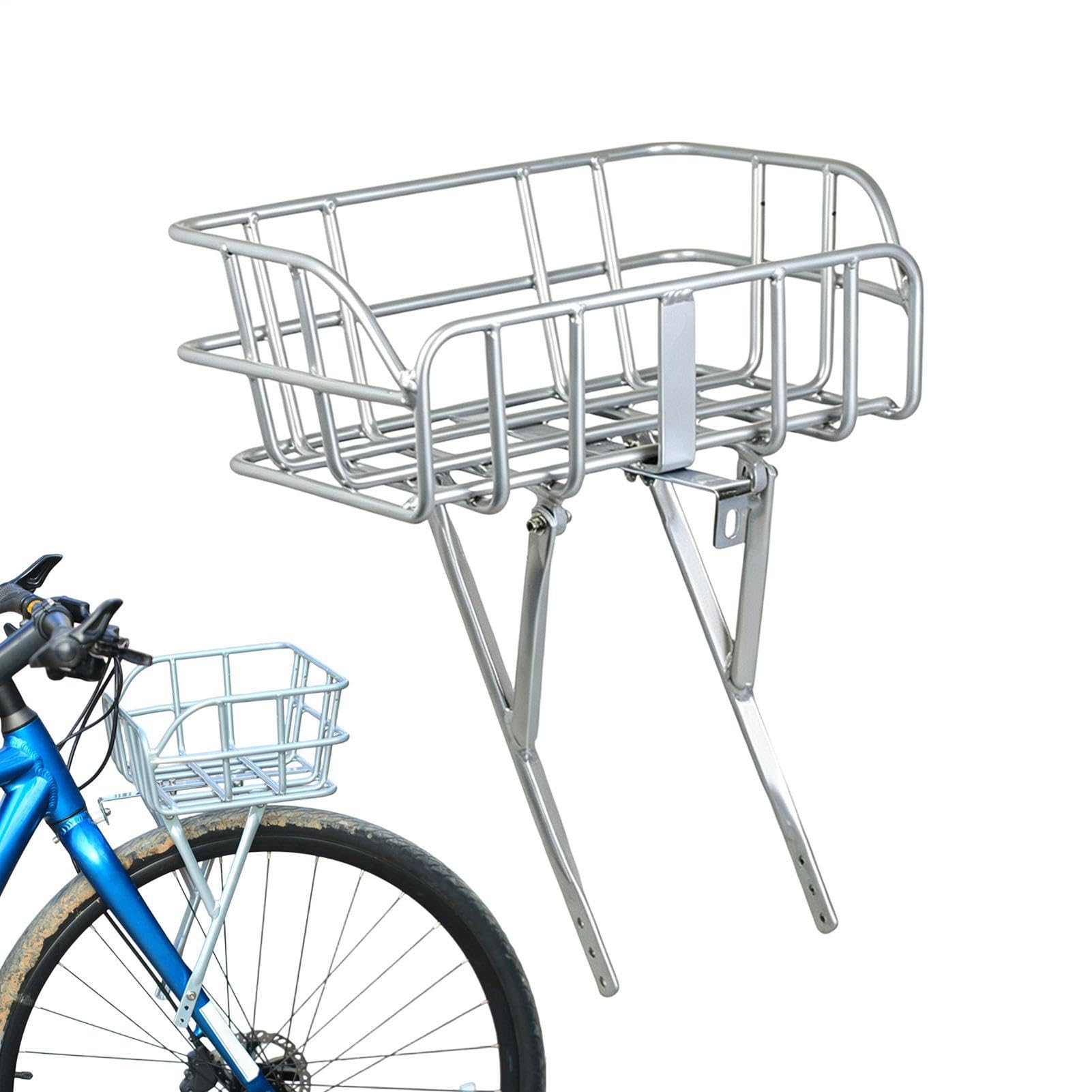 Panier pour Vélo Organisateur Réglable à Grande Capacité en d'Aluminium