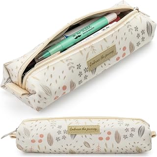 Mr. Pen Cute Boho Pencil Case Pouch - Canvas Multipurpose for Pens, Pencils, Makeup, Bible & Travel