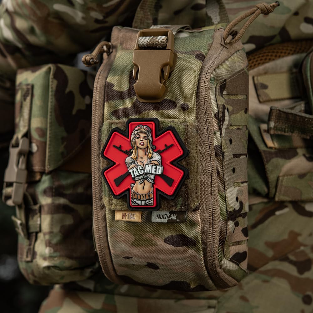 M-Tac Tacmed naszywka na rzep z PCW, MC, 7,5*7,8 cm