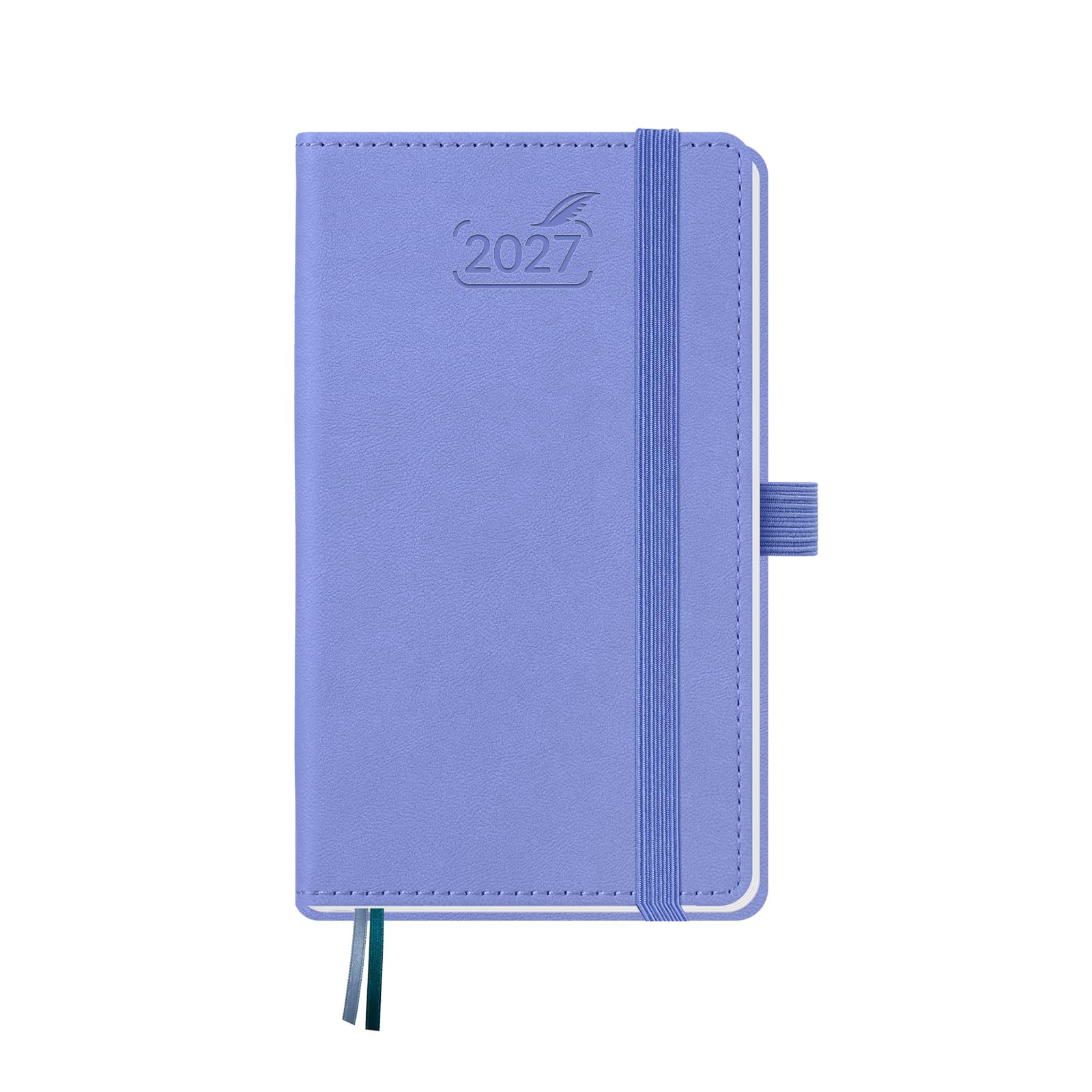 BEZEND Pocket Diary 2027 Horizontal Week to View Hardback A6 15.5 x 9 cm