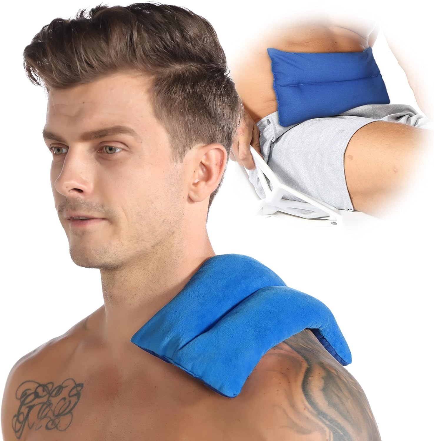 Atsuwell Microwave Heating Pad for Pain Relief
