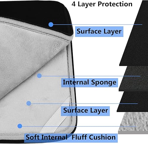 Miniatura 2 de Hsmienk - Funda protectora duradera para laptop de 156 pulgadas funda protectora a prueba de golpes funda de transporte para computadora compatible