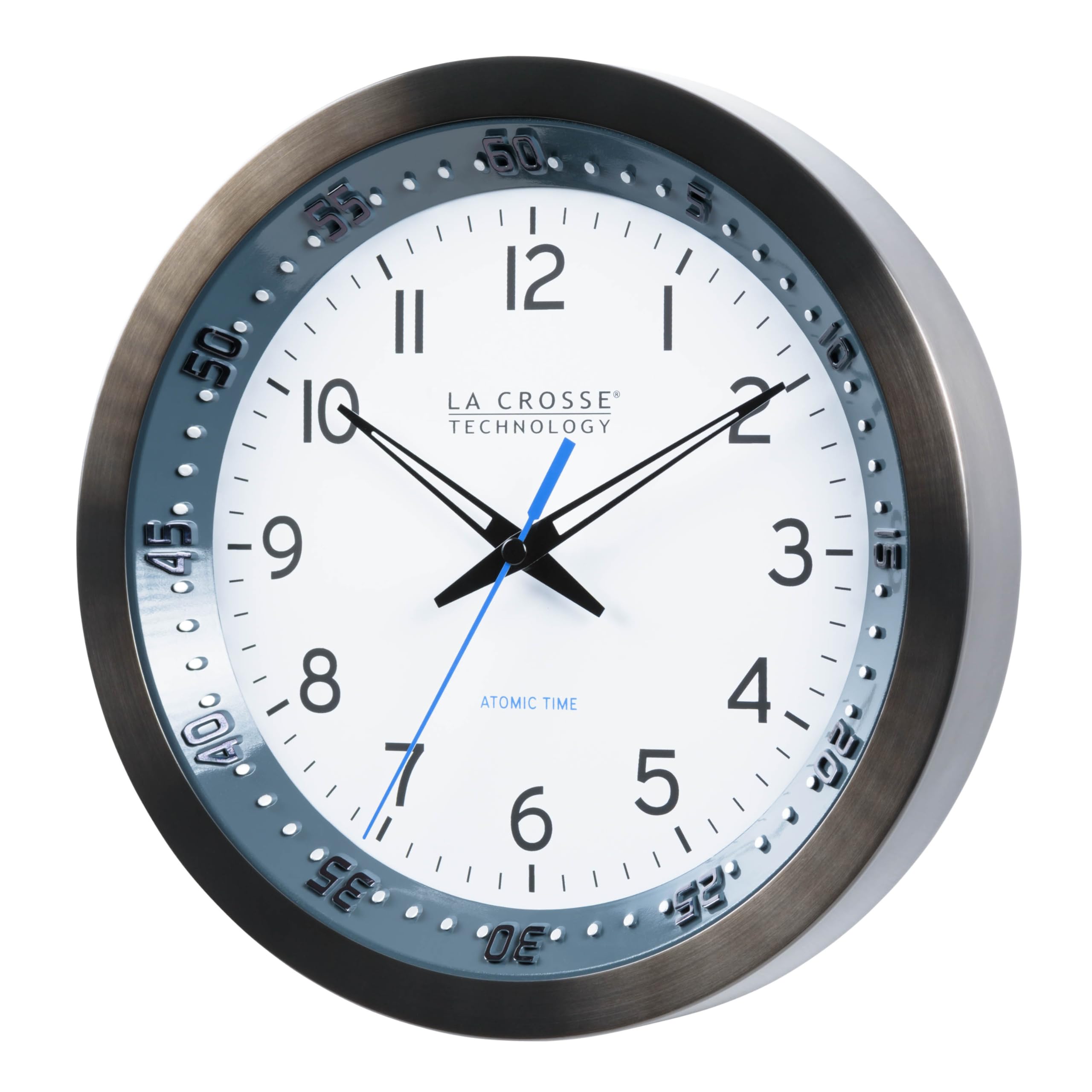 Amazon.com: La Crosse Technology Atomic Wall Clock, Metal, 10