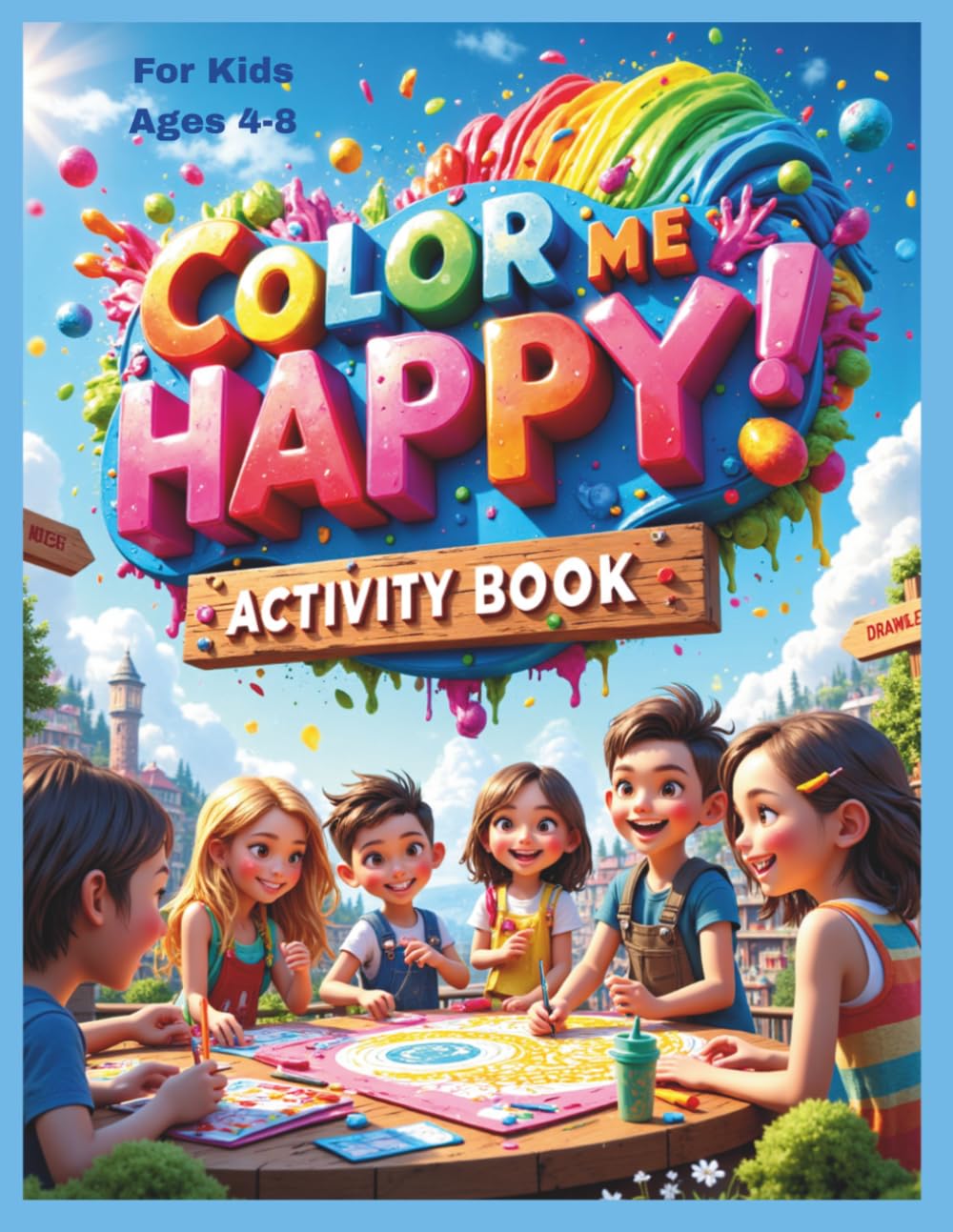 Color Me Happy! Activity Book: Fun learning & adventures