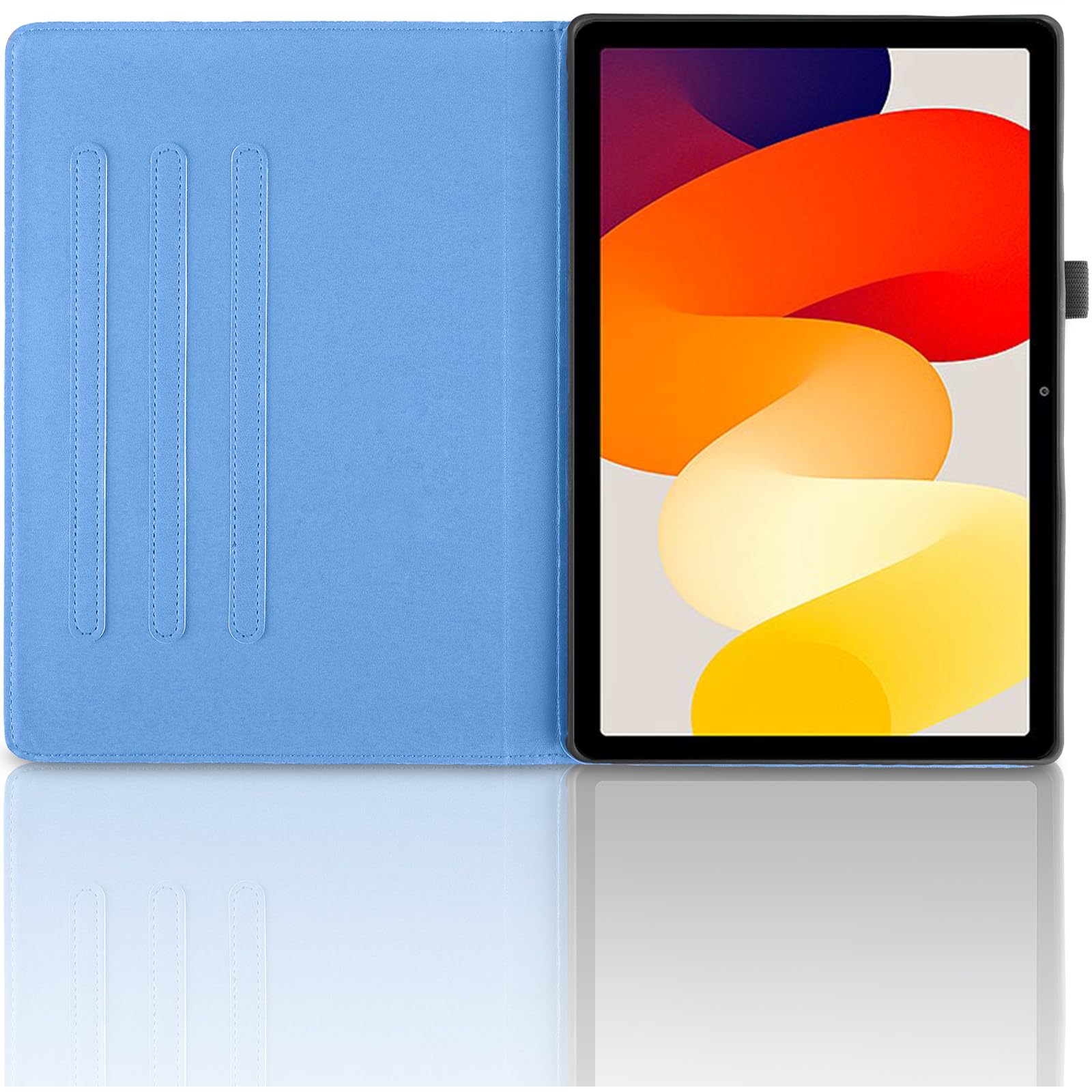 Custodia Protettiva Per Xiaomi Redmi Pad 2 11 (2025) Con Supporto Girevole 360° E Tracolla, Colore Blu - 2