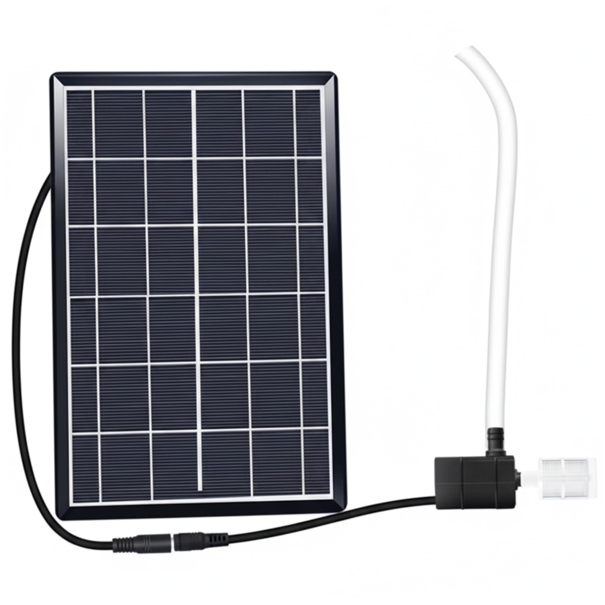 Solar Water Pump 12v Powered Water Pump with Solar Panel for Pond Circulation, Filtration, and Aeration, Submersible Fountain Kit for Garden, Bird Bath Tools