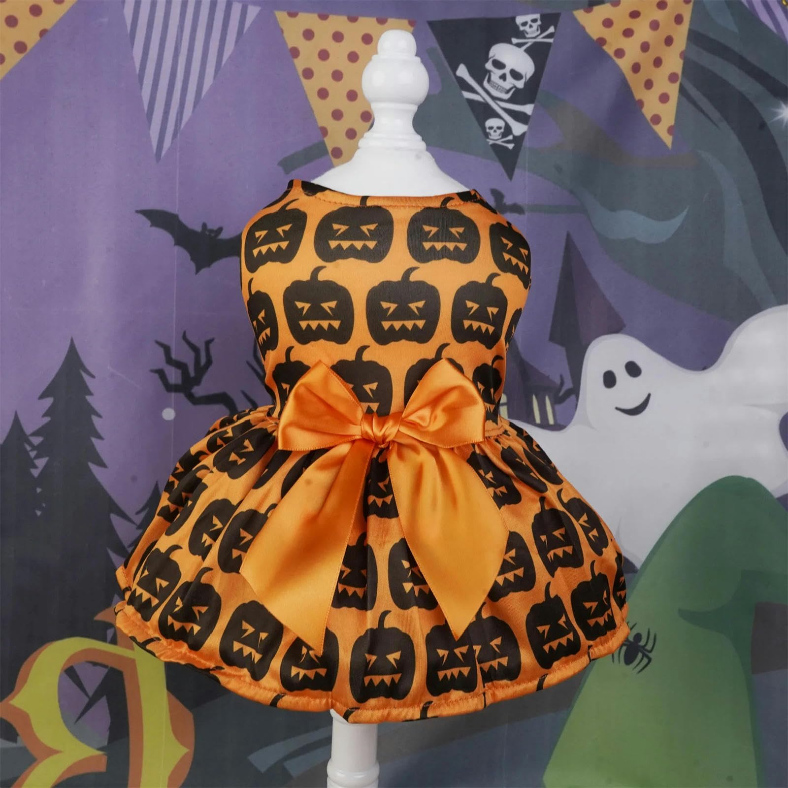 Vestiti per Cani Abiti per Animali Domestici Halloween Forniture per Animali Domestici Scapa per Cani Scapa per Cani da Cane-Fantasma-XL