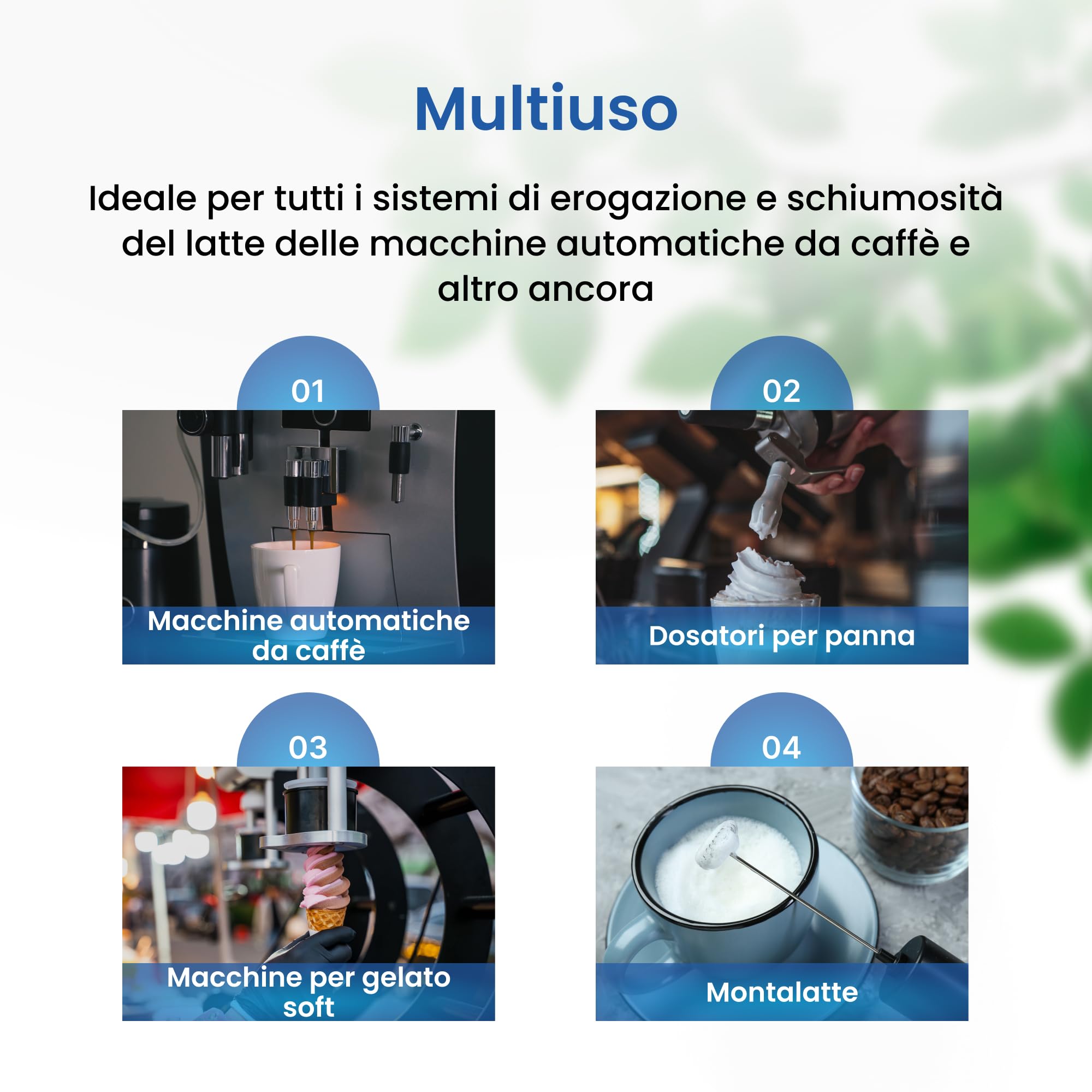PURIVITA® Pulitore del Sistema del Latte per Macchine da Caffè [3x 1000 ML] - Detergente per Systema del Latte - Sistema Pulizia Latte per De Longhi, Jura, Krups, Nespresso & Philips