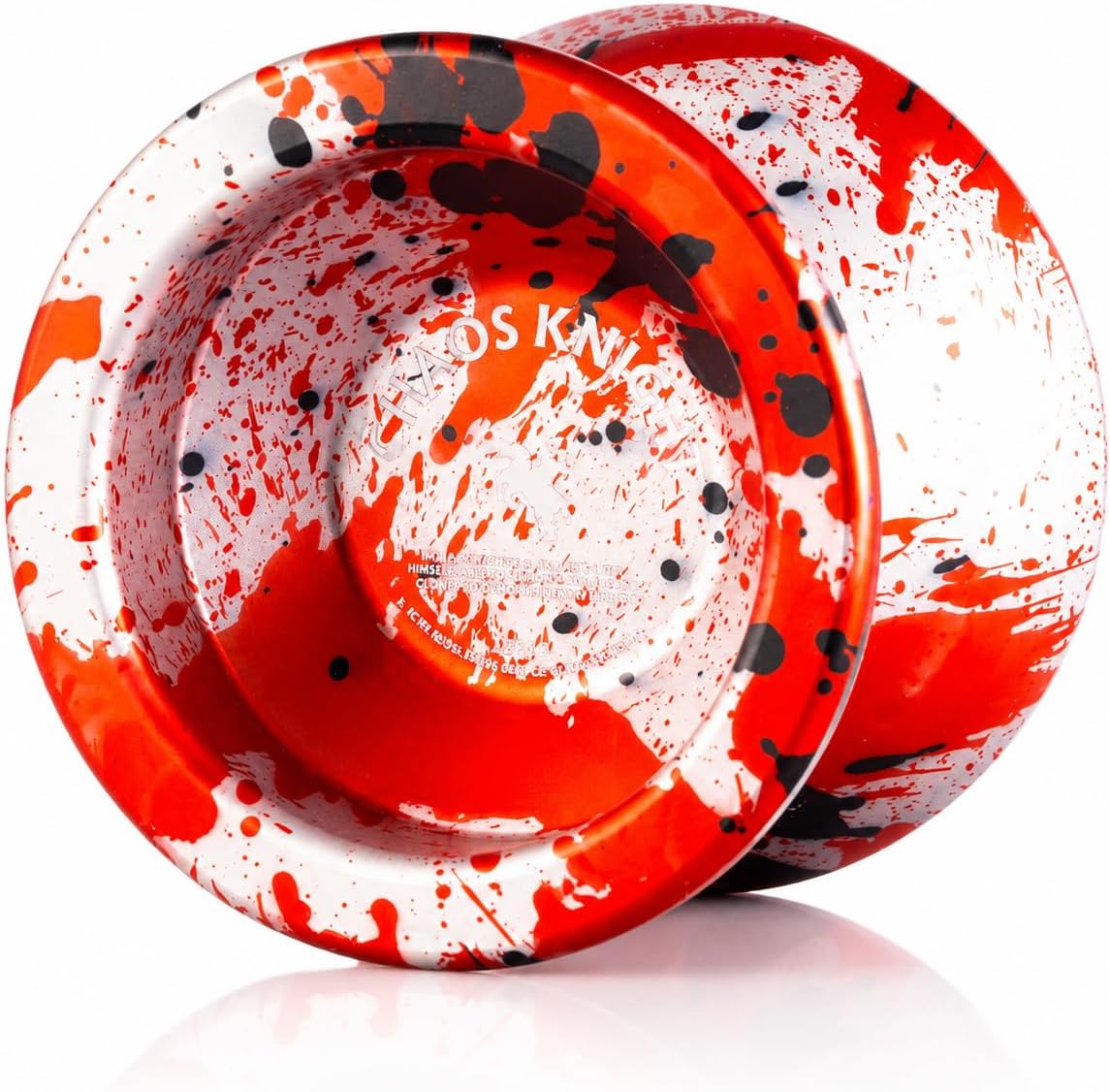 CK-01 Unresponsive Metal Yoyo,6061 Aluminum Alloy Professional Trick Yo Yo for Beginners to Advanced Players,1A 3A 5A String Tricks (Orange and Sliver)
