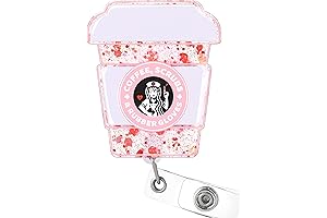 Badge Reel Holder Retractable with ID Clip for Nurse Nursing Name Tag...