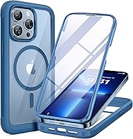 Vista 185 de Miracase Funda magnética para iPhone 15 Pro Max de 6.7 pulgadas [compatible con Magsafe], funda de cuerpo completo a prueba de caídas para iPhone 15