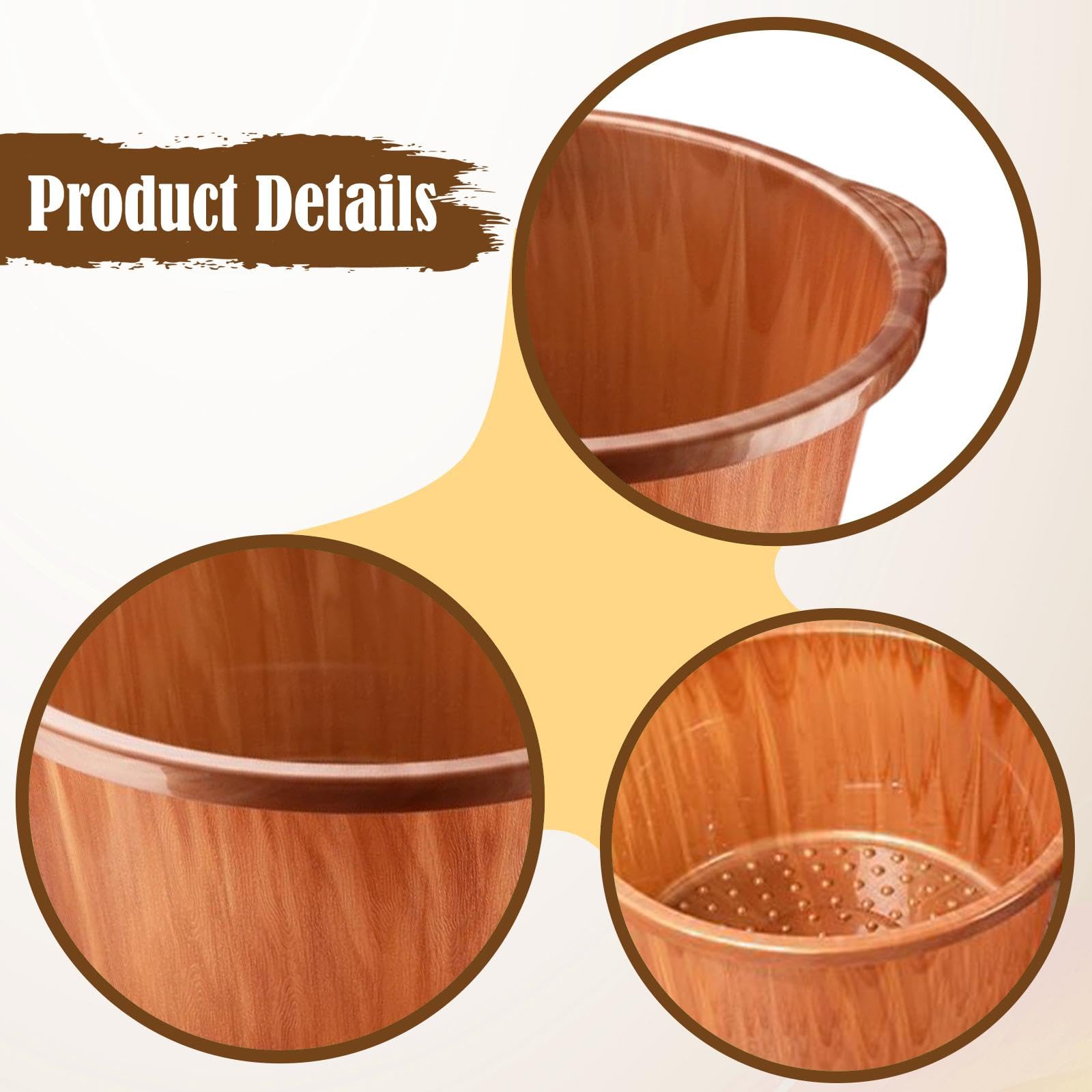 Lavabo para Pies para Mujeres Y Hombres, con Masajeador Y Bañera para Pies.