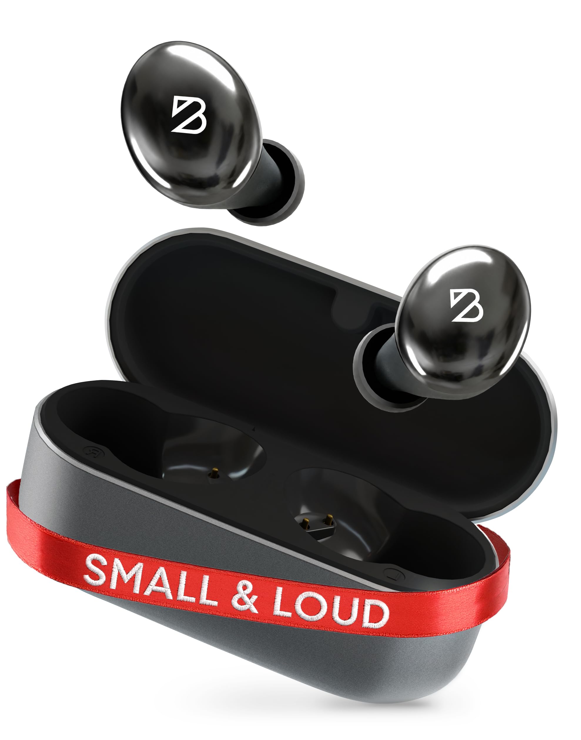 Back Bay Audio Mini Earbuds, Small Earbuds, Mini Ear Buds for Small Ears, A. Black