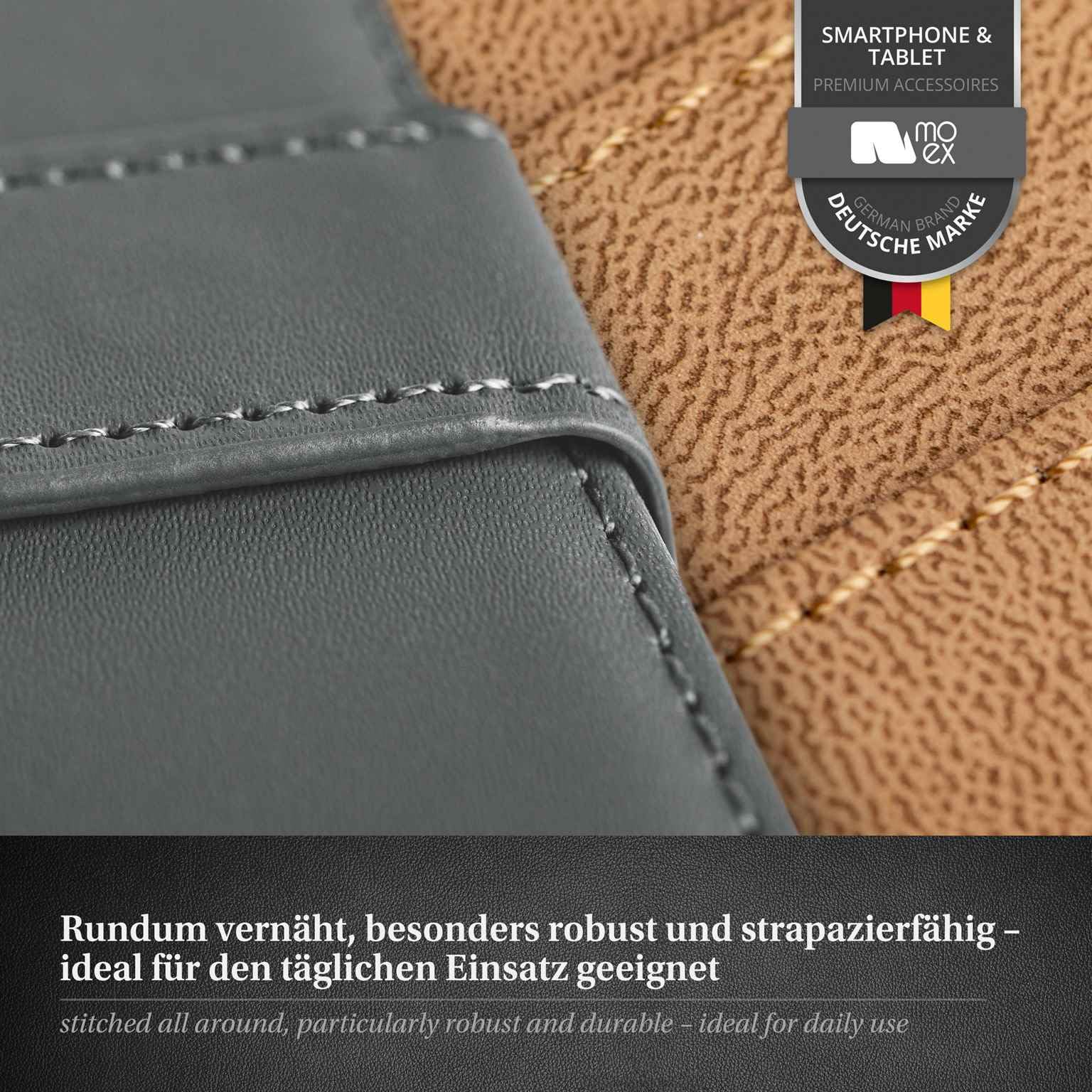 moex Set di Protection a 360 Gradi Premium Compatibile con Samsung Galaxy S20 / S20 5G | Tutela telefonica Totale [Sacchetto + Foglio] Protezione su Entrambi i Lati, Grigio Scuro