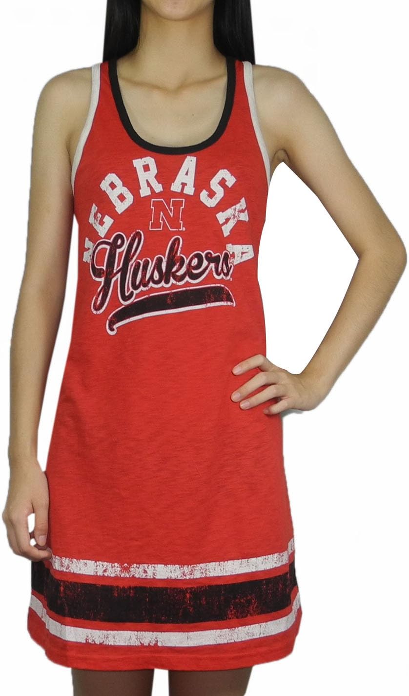 Womens NEBRASKA CORNHUSKERS Lounge / Pajama Tank Dress