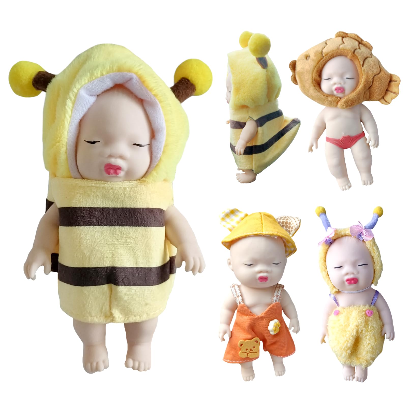 Amazon | アグリーベイビーズ 服 スクイーズ 赤ちゃん ニット