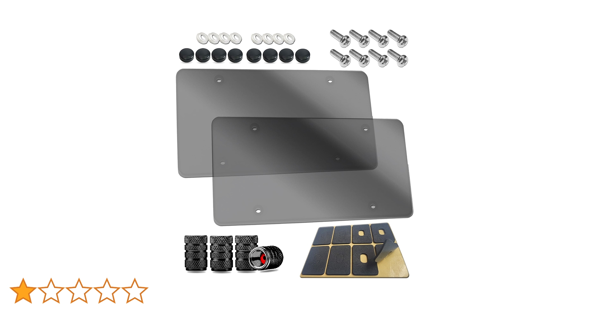 Amazon.co.jp: ZXFOOG ナンバープレートカバー 2枚パック