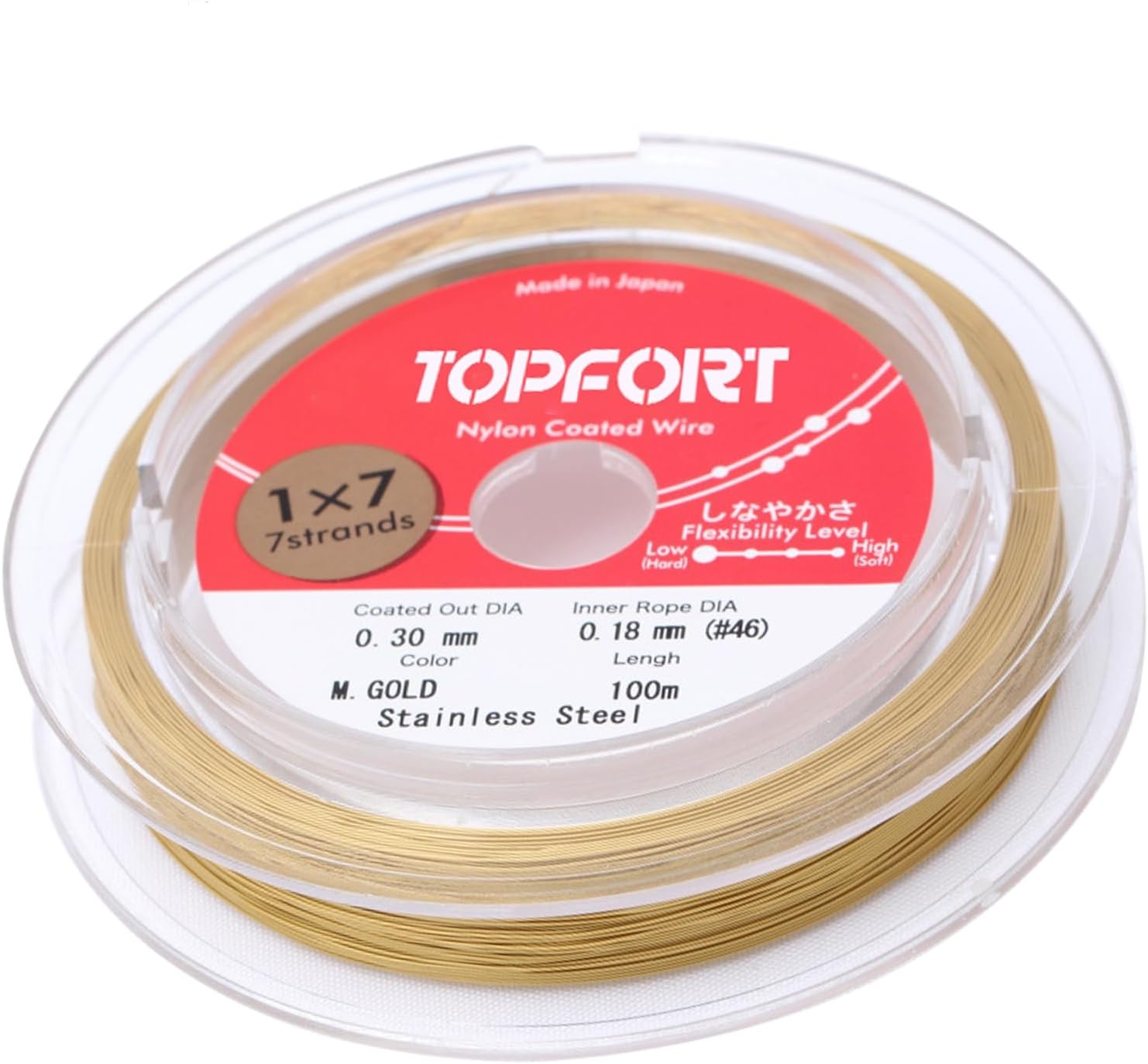 TOPFORT Fishing Line, Low Memory and Stretch