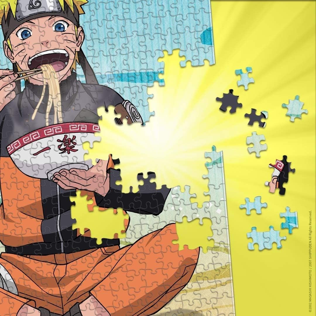USAOPOLY Naruto Ramen Time 1000 Piece Jigsaw Puzzle | Officially Licensed Naruto Merchandise | Collectible Puzzle Featuring Naruto Uzumaki from The Anime Show and Manga