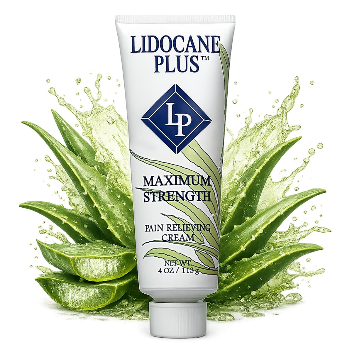 Lidocane Plus Soothing Topical Pain & Itch Relief Cream with Aloe - 4 oz