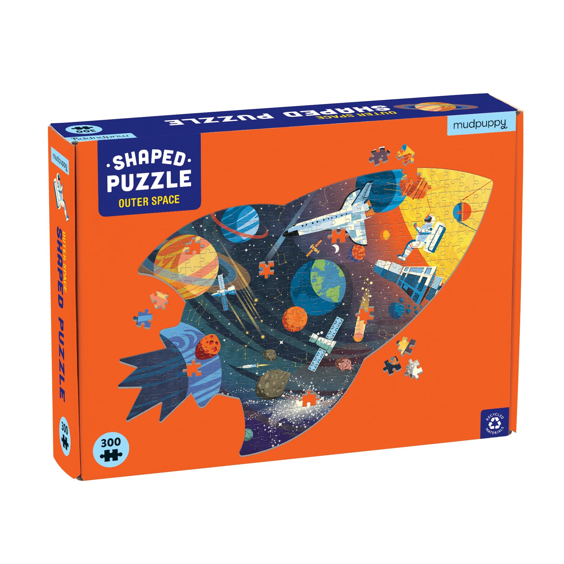 Amazon.com: Mudpuppy Outer Space Shaped Scene Puzzle, 300 Pieces