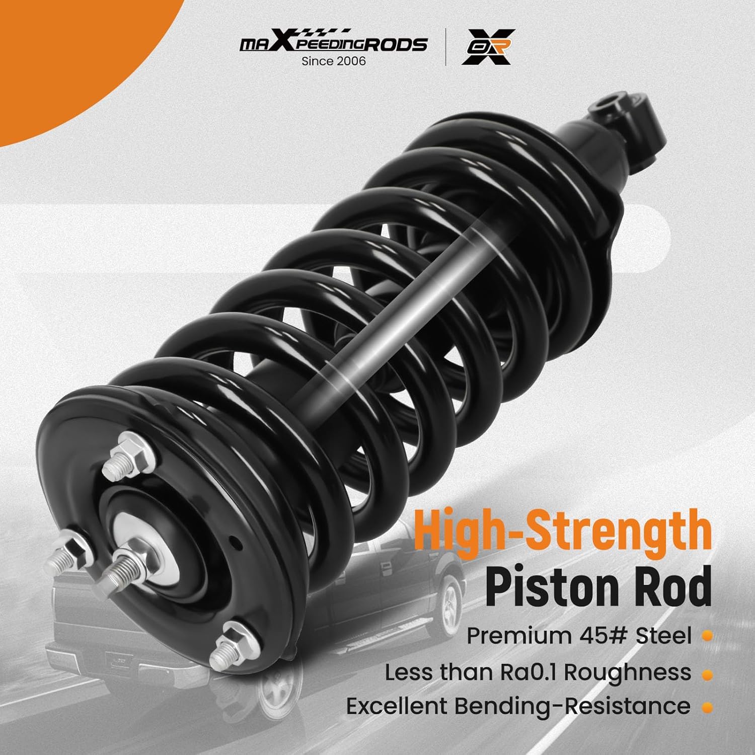 maXpeedingrods Front Struts for Nissan Titan 4WD 2004-2015, 171358 1345497 Shock Absorbers Complete Struts with Coil Spring Assembly 11300 2Pcs