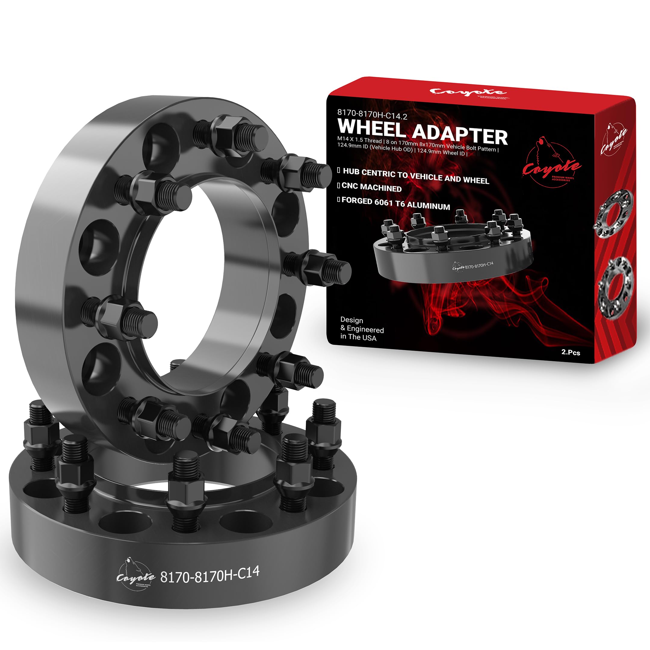 Wheel Accessories Parts 8x170 Spacers
