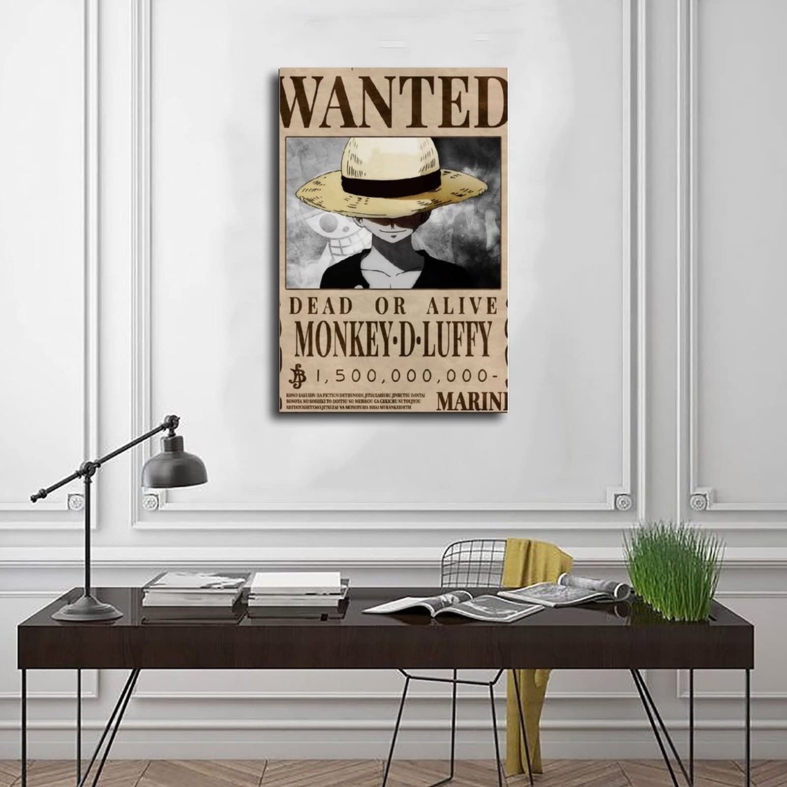 Poster Sur Toile « One Piece Wanted » – Impression Moderne 30 X 45 Cm, Déco Chambre Ou Bureau - 8