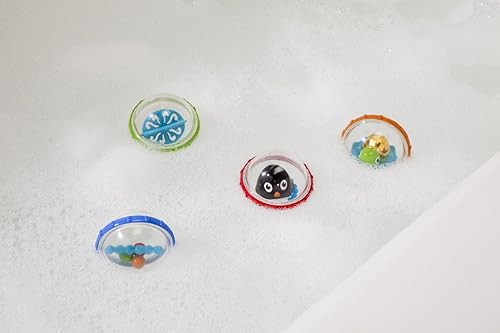 Miniatura 7 de Munchkin Snack Catcher - Tazas de aperitivos para niños pequeños, paquete de 2, azulverde y Float & Play Bubbles juguete de baño para bebés y niños