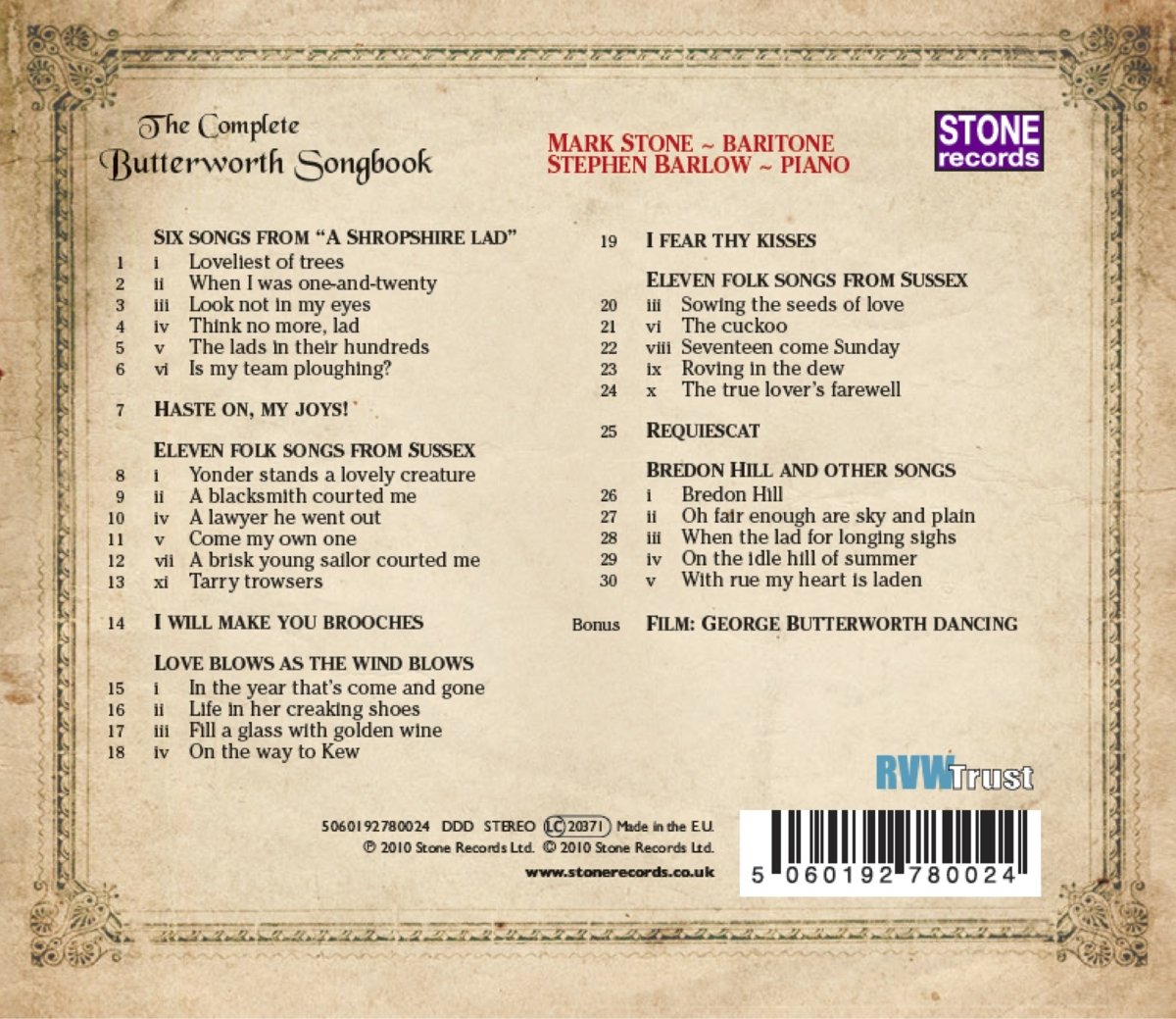 Complete Butterworth Songboo