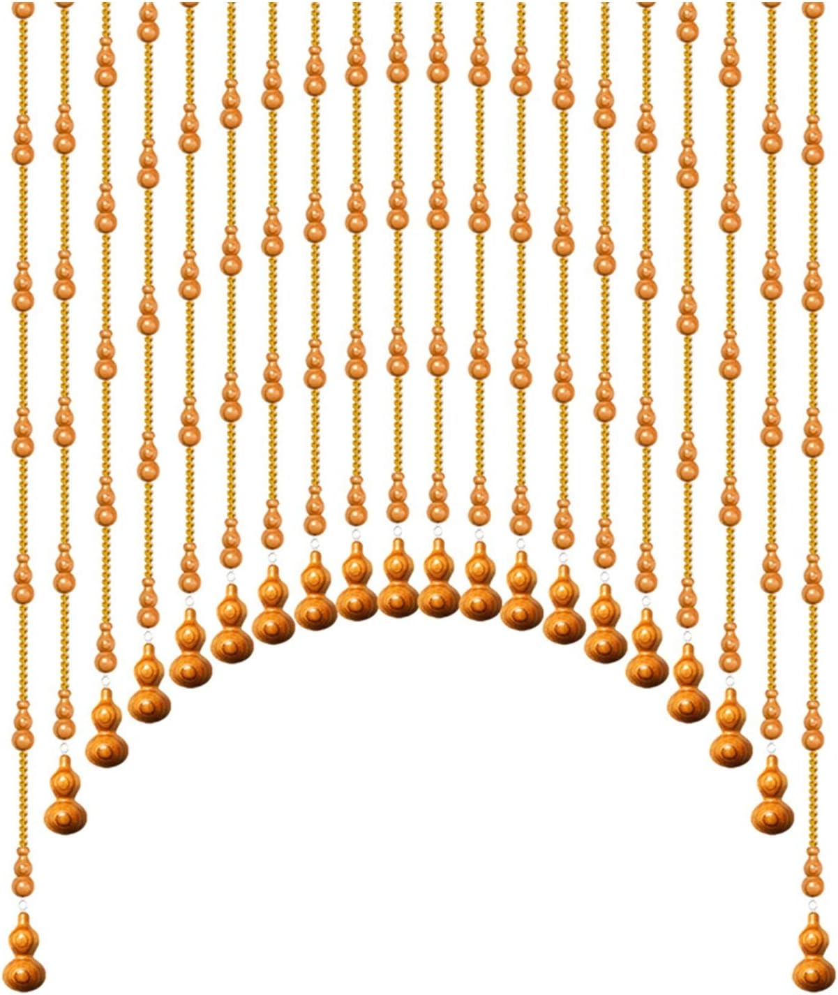 Vintage Decoration Room Dining Room Partition Natural Ingredients Durable Size Customization (Colour: A Size: 21 strands-80x176cm) (A 29 Strands)