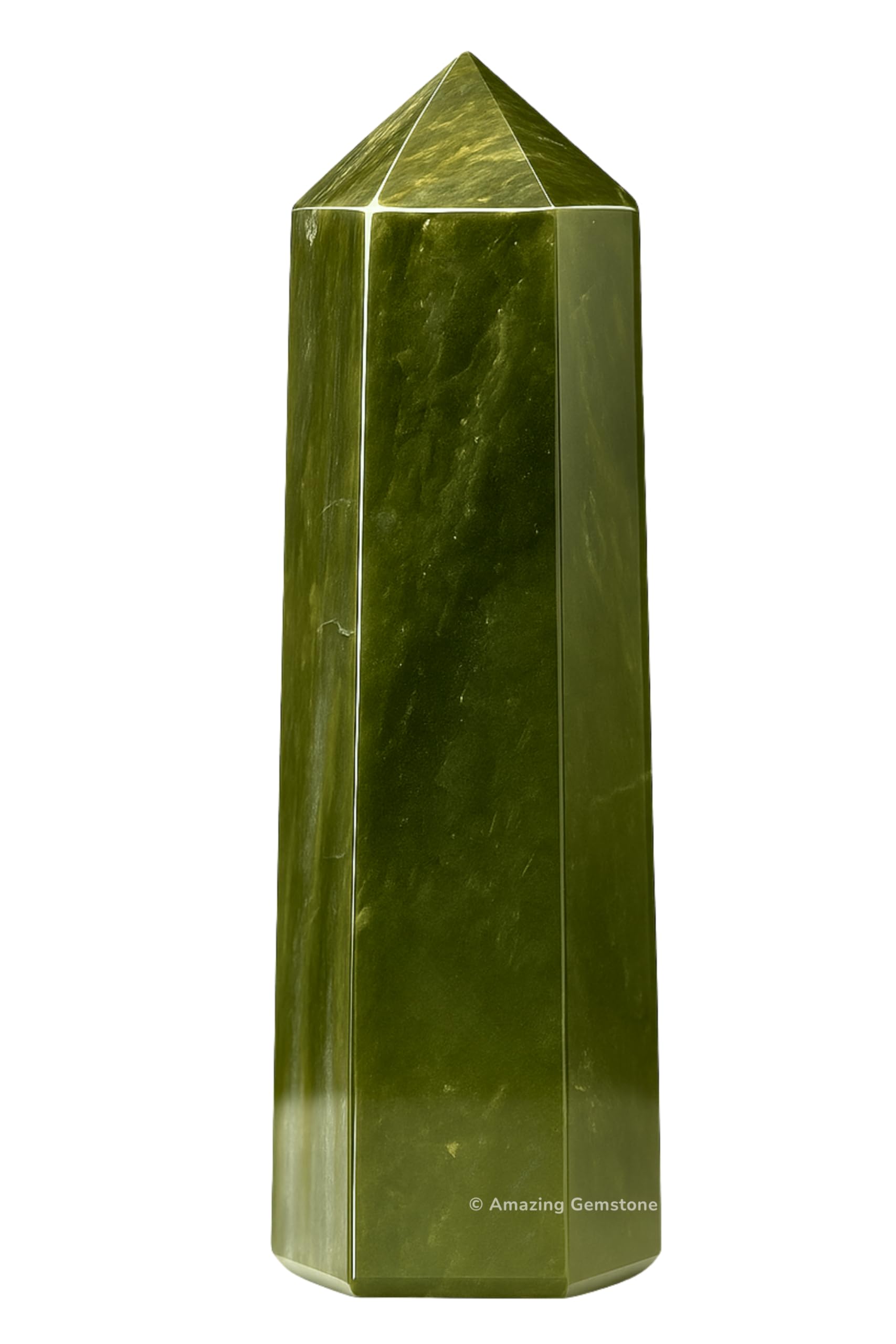 Amazing Gemstone Large Vesuvianite Crystal Towers ~ Natural Healing Crystal Point Obelisk for Reiki Healing and Crystal Grid (5.5 to 6 INCH)