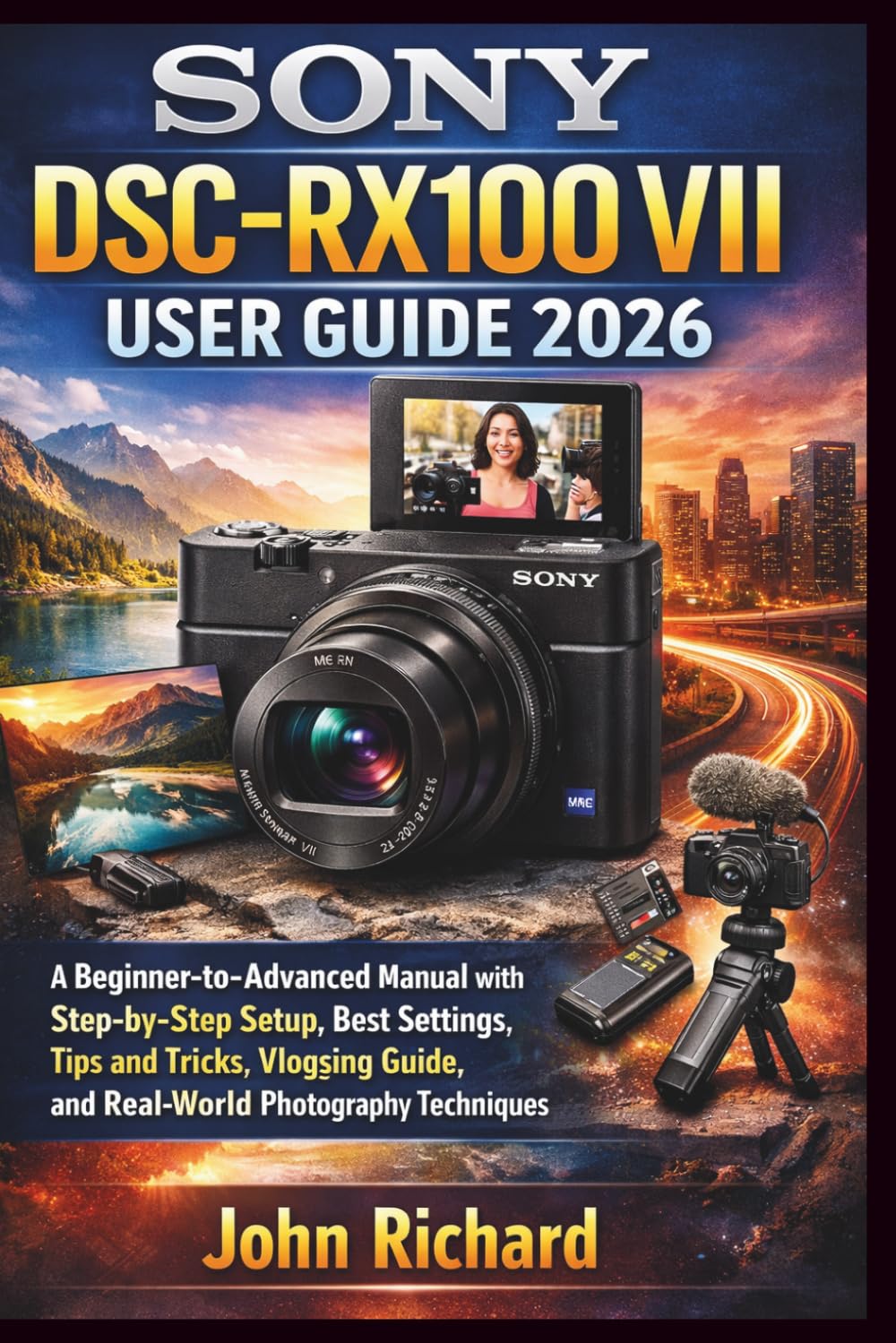 SONY DSC-RX100 VII User Guide 2026: A Beginner-to-Advanced Manual with Step-by-Step Setup, Best Settings, Tips and Tricks, Vlogging Guide, and Real-World Photography Techniques