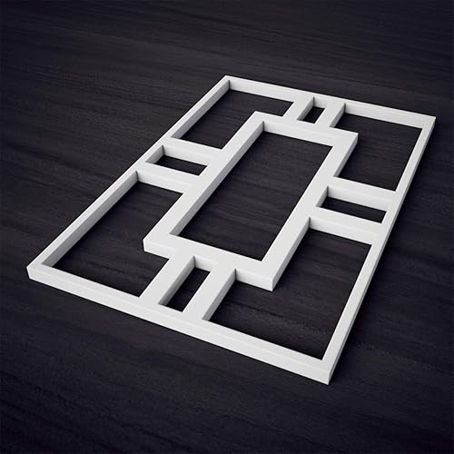 Miniatura 4 de Ekena Millwork 7 12 pulgadas de ancho x 11 38 pulgadas de alto x 38 pulgadas de alto x 38 pulgadas de alto. Paneles de pared decorativos de PVC de