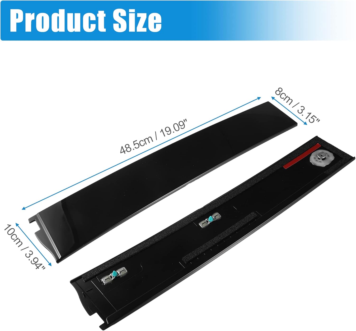 X AUTOHAUX B Pillar Trim Panel Door Pillar Trim Windshield Passenger Outer Side for Cadillac Escalade ESV for Chevrolet Suburban Tahoe 2015-2020 for GMC Yukon XL 84263145