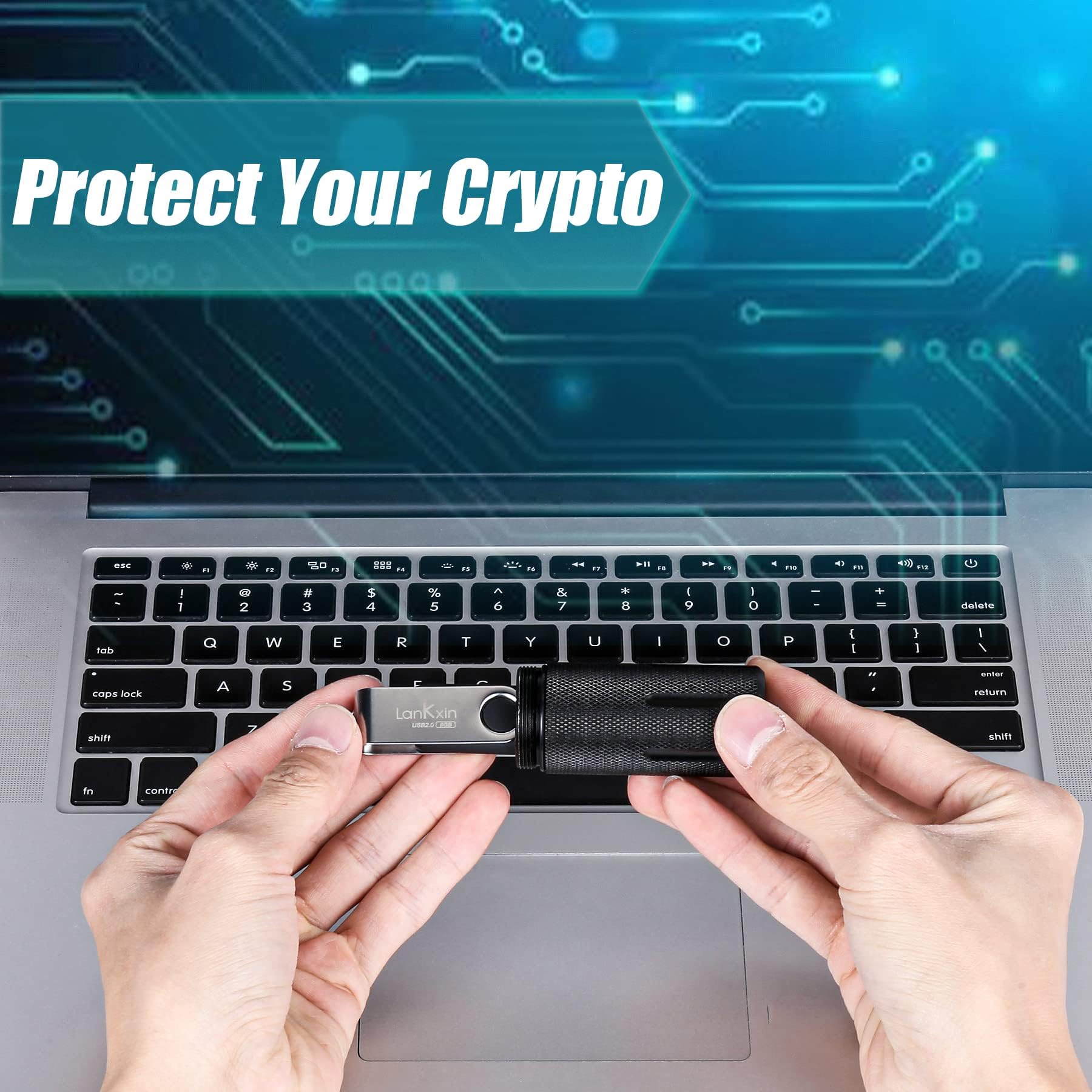 Aenllosi Custodia per Ledger Nano X/Nano S/Nano S Plus Wallet,Nero.(Solo Custodia)