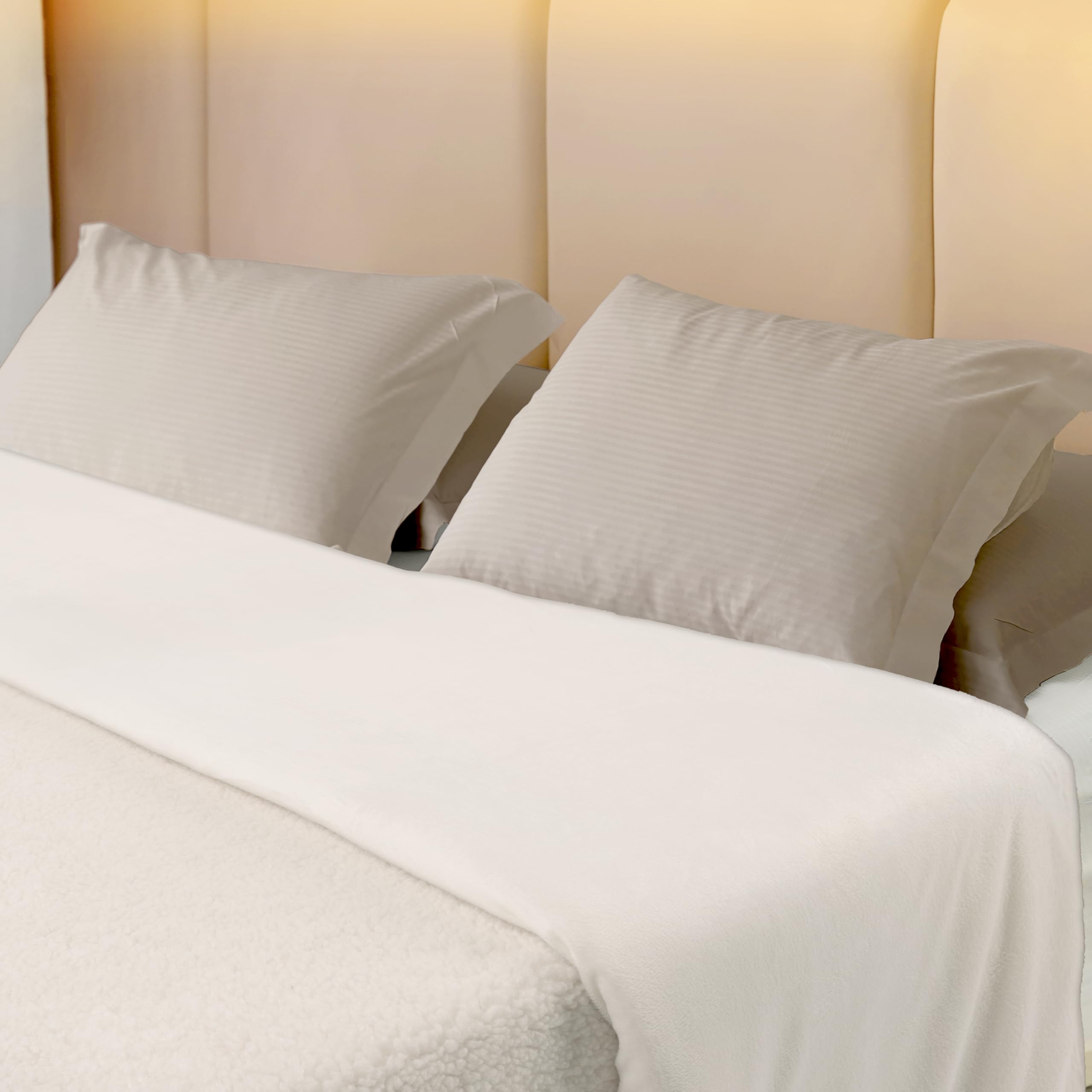 Paco Home Decoratieve Woondeken Knusse Sprei Wasbaar Teddy Modern Fluffy Crème