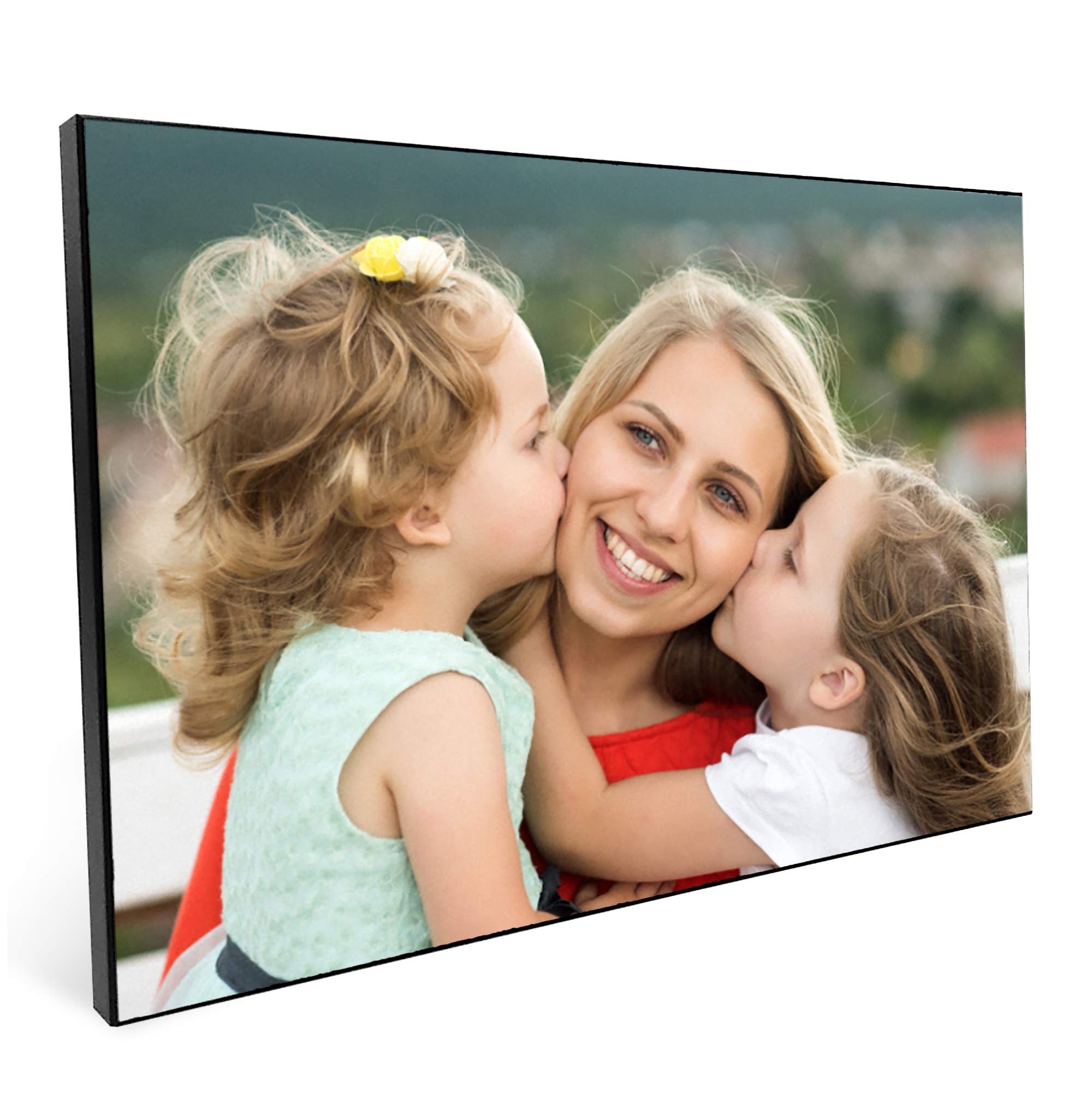 LolaPix Cornice in Legno Personalizzata con Foto, Testo o Immagini. Regalo Originale ed Esclusivo. Sono Disponibili Diversi Modelli. 20X30 Rettangolare