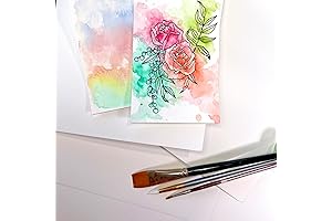 50 Sheets Watercolor Paper 8.5x11