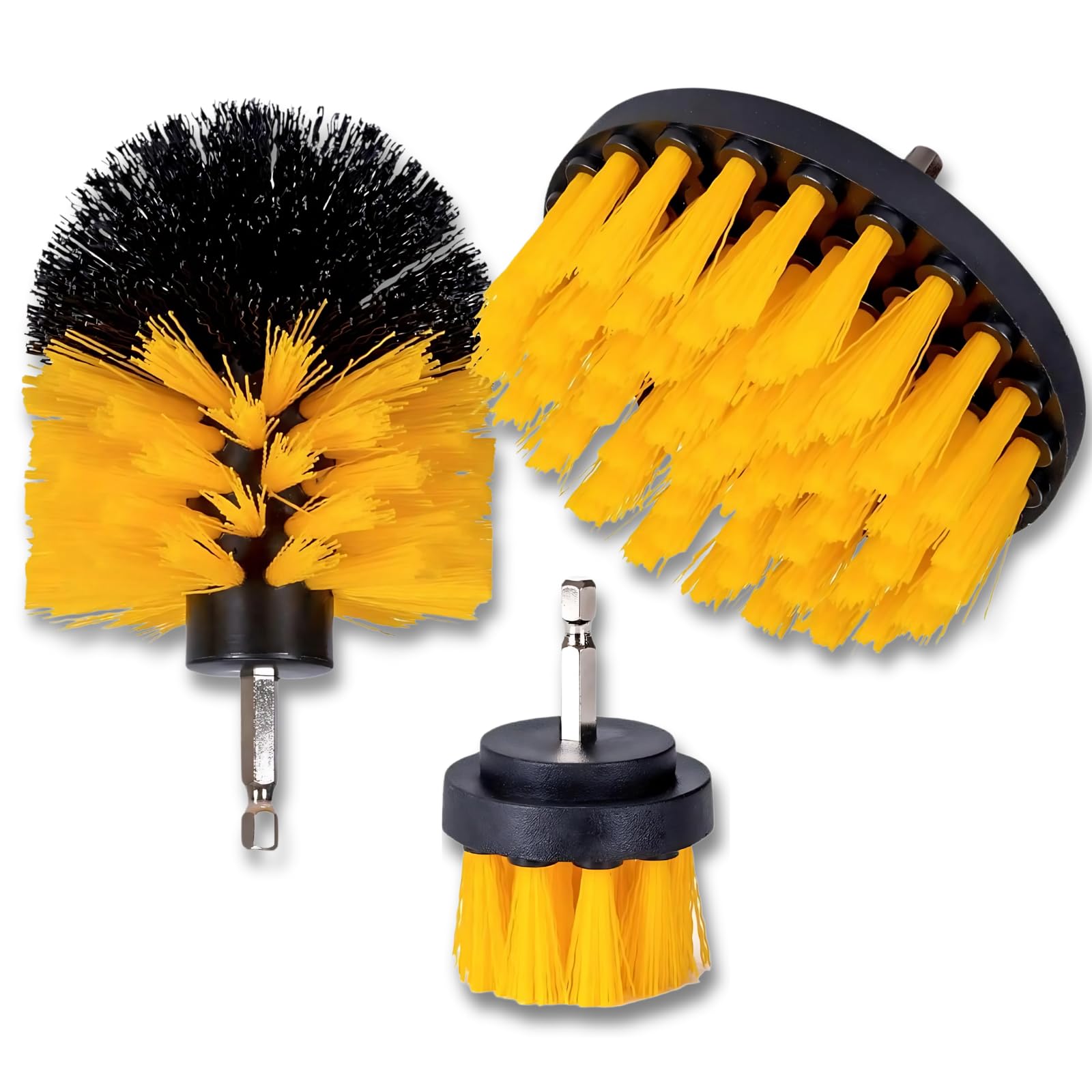 Amazon｜MagZen 電動掃除用ブラシ 3点セット 電動ドリル/インパクト