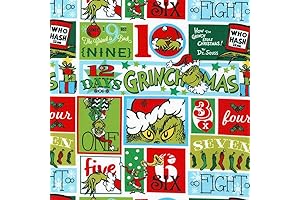 Robert Kaufman How The Grinch Stole Christmas Seuss Who Ville Christmas Patchwork