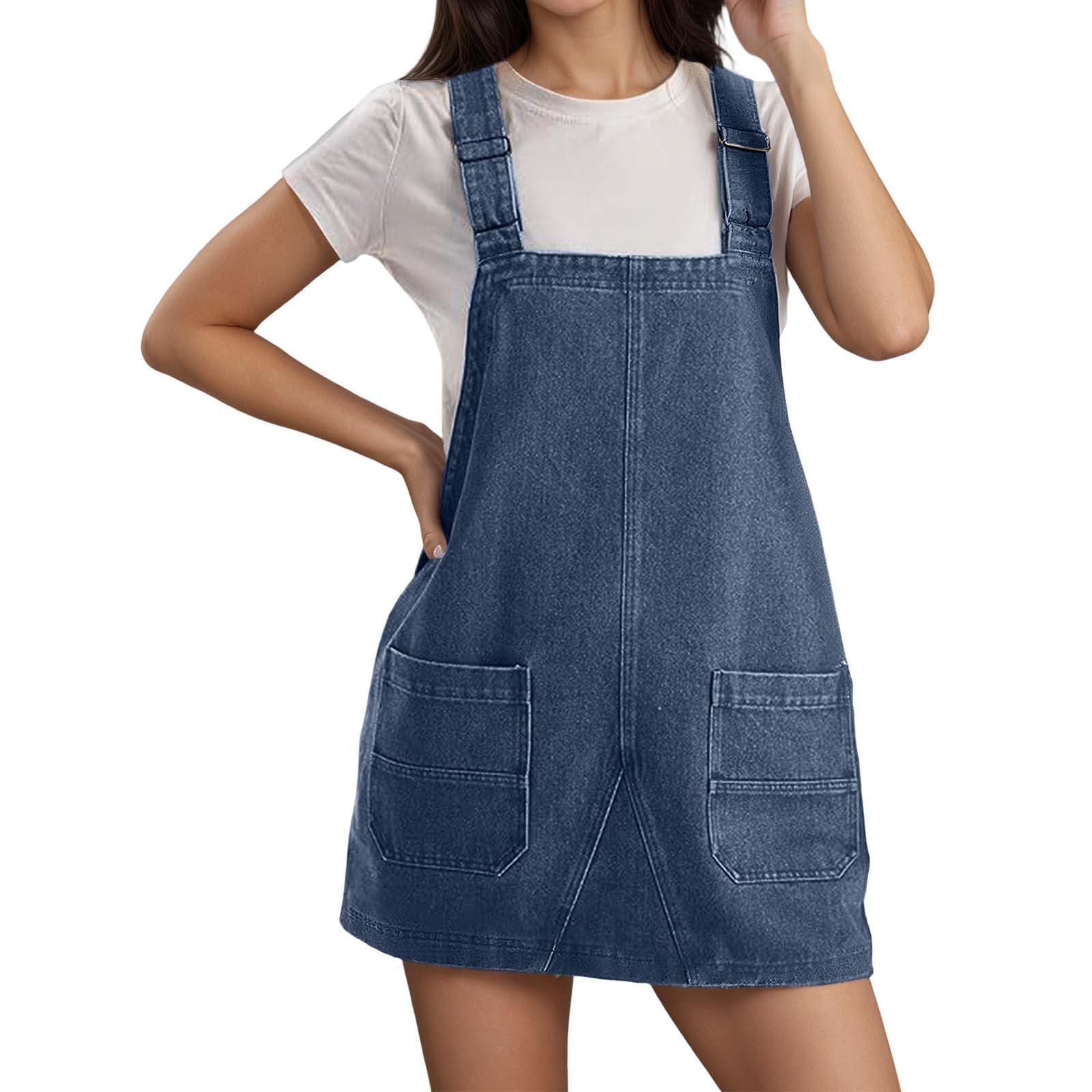 Robe mi-longue en jean ample et fluide pour un look décontracté - 7