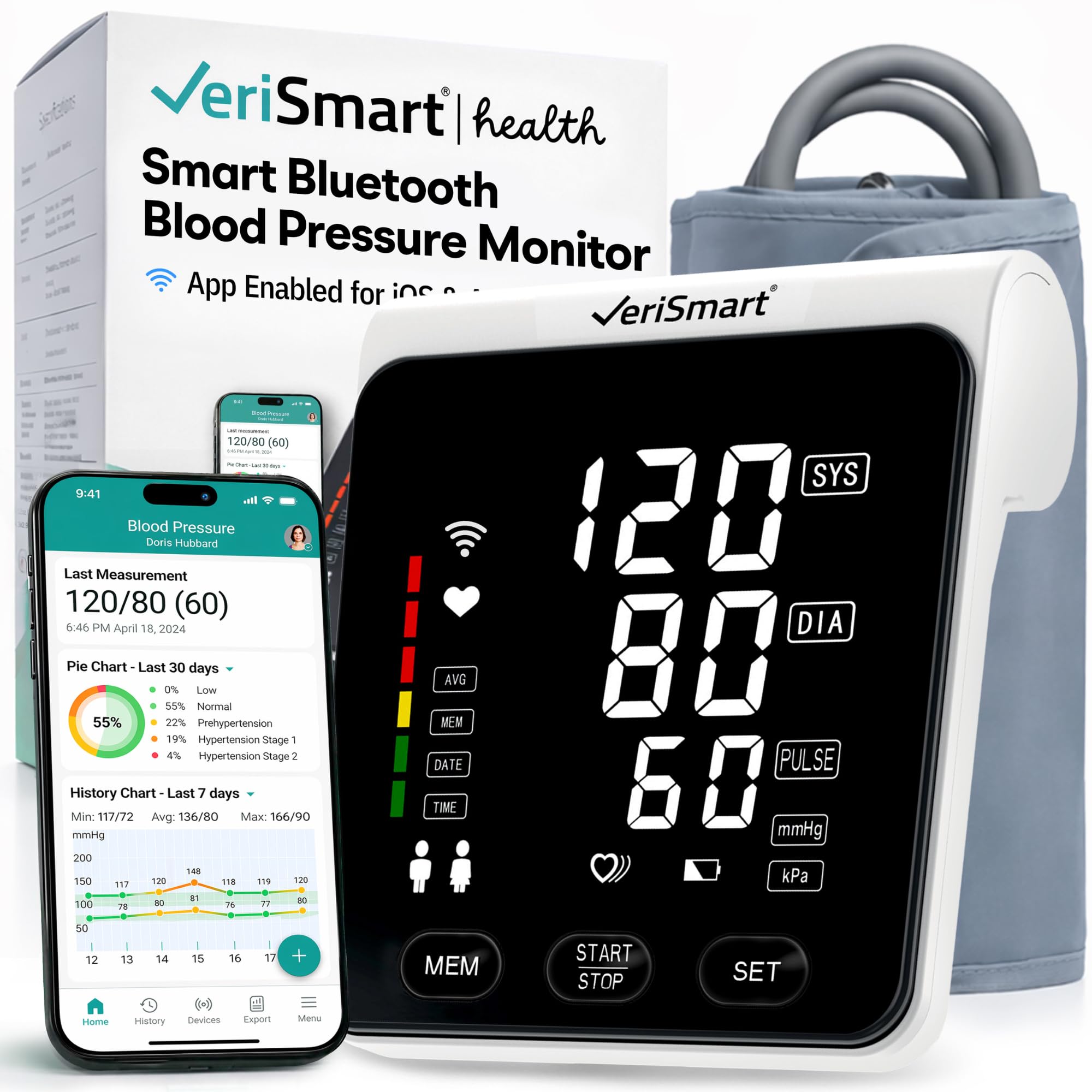 VeriSmart Bluetooth Blood Pressure Monitor