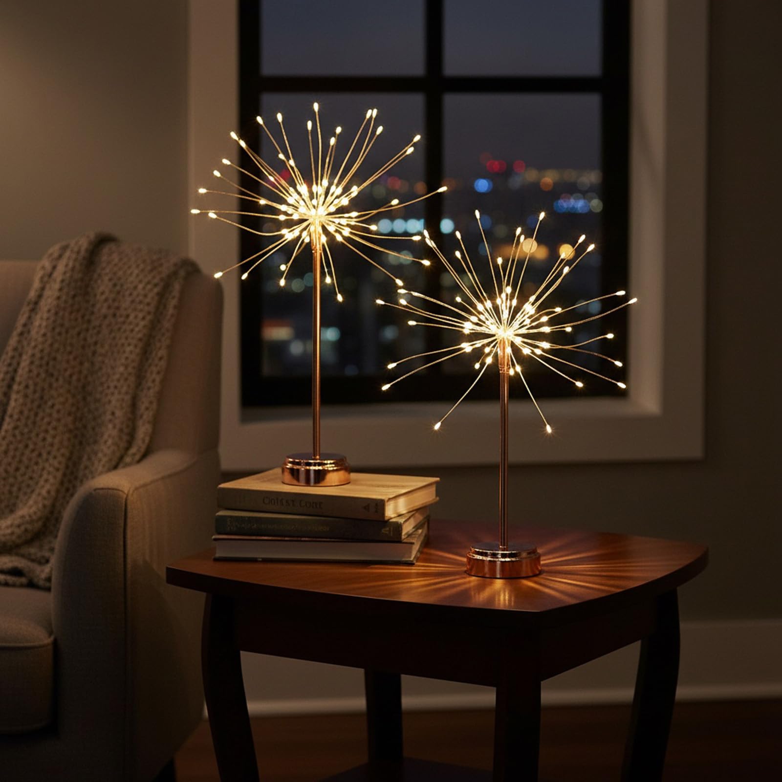 Kinderfreundliches LED Licht Fernbedienung Nachttischlampen Kunststoffstruktur Für Einfache Steuerung in Kinderzimmern Und Spielbereichen LED Kupferdraht Licht